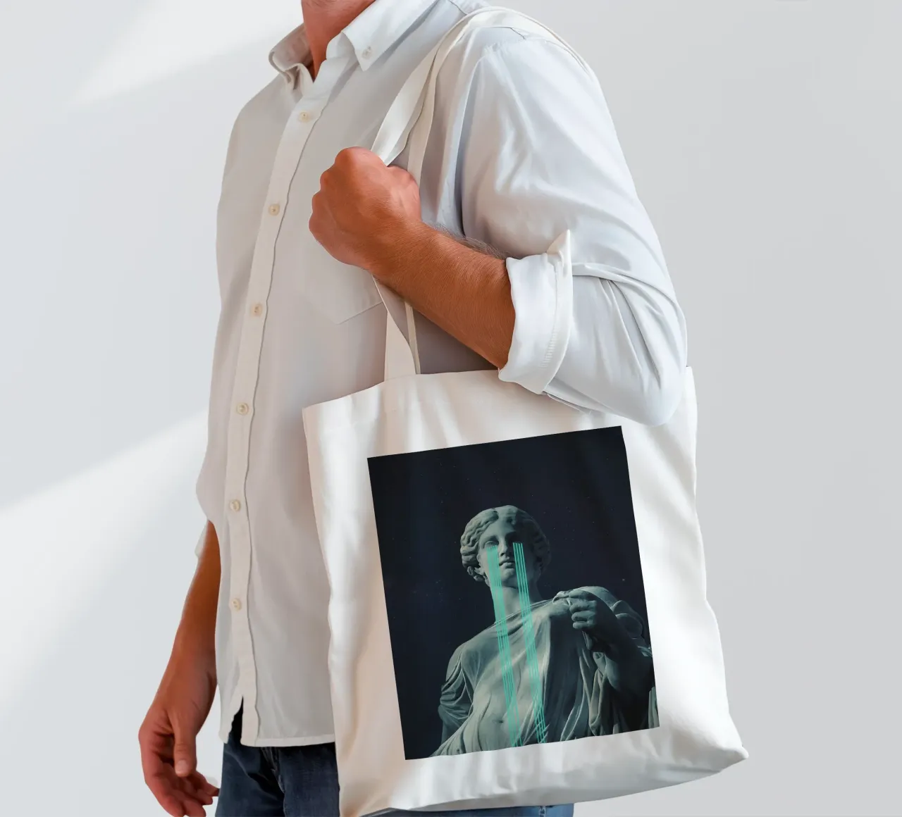 a kind of Sorrow borsa in juta da Frank Moth