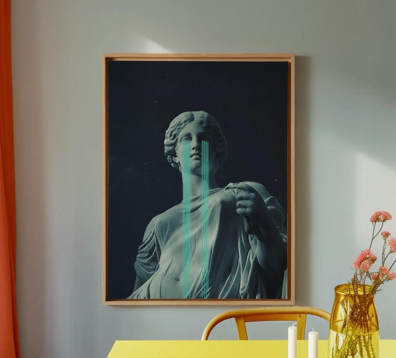 a kind of Sorrow canvas by Frank Moth