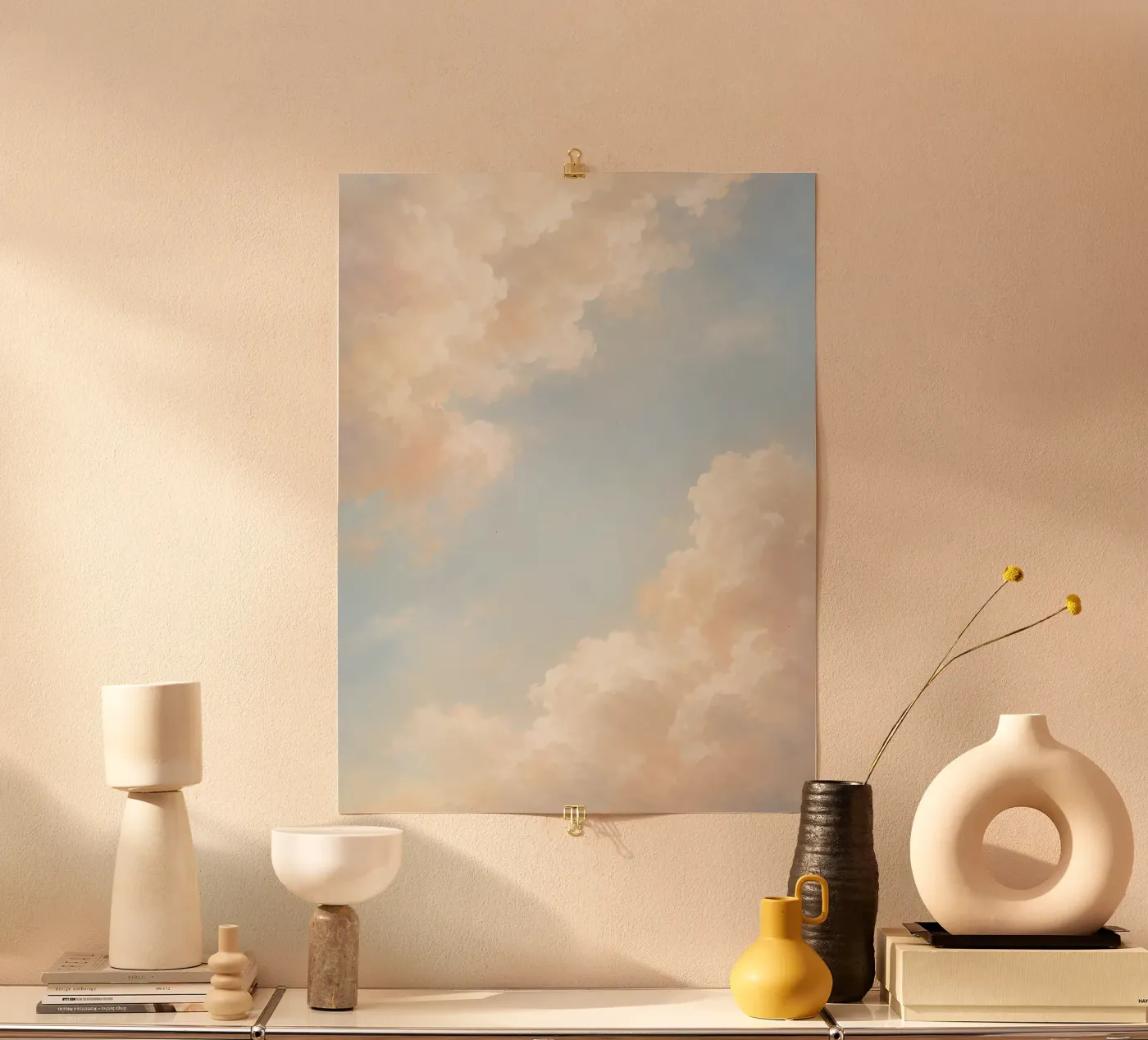 Clouds poster by Artsy Poster