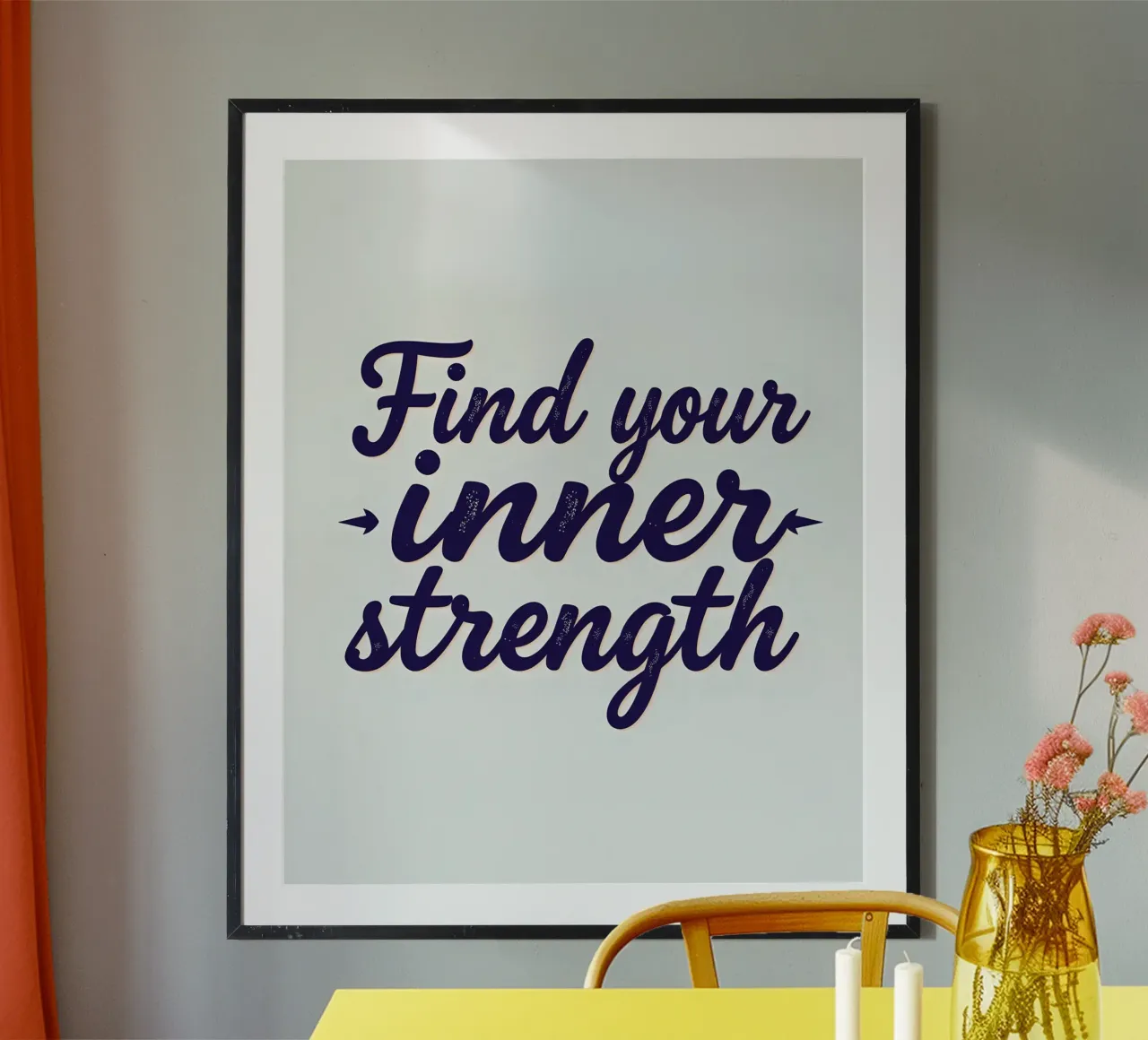 Find Your Inner Strength hahnemühle by inspirational quote