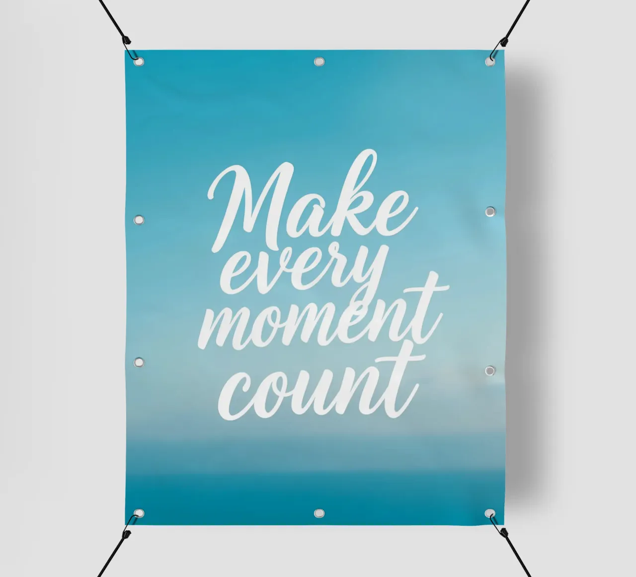 Fai in modo che ogni momento sia importante telo in pvc da inspirational quote