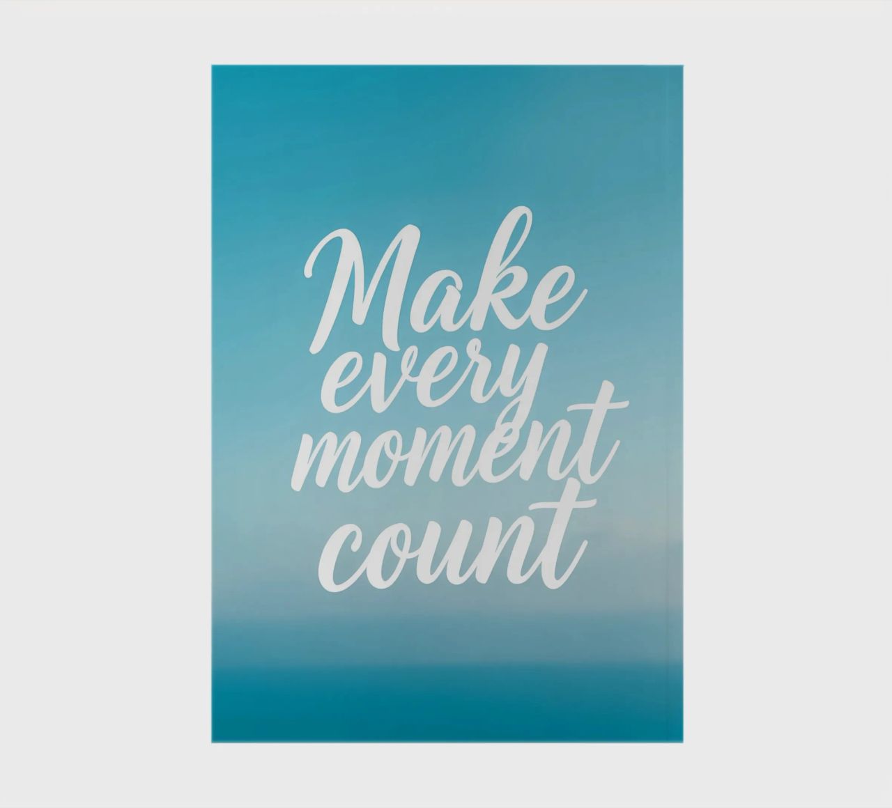 Fai in modo che ogni momento sia importante diario da inspirational quote