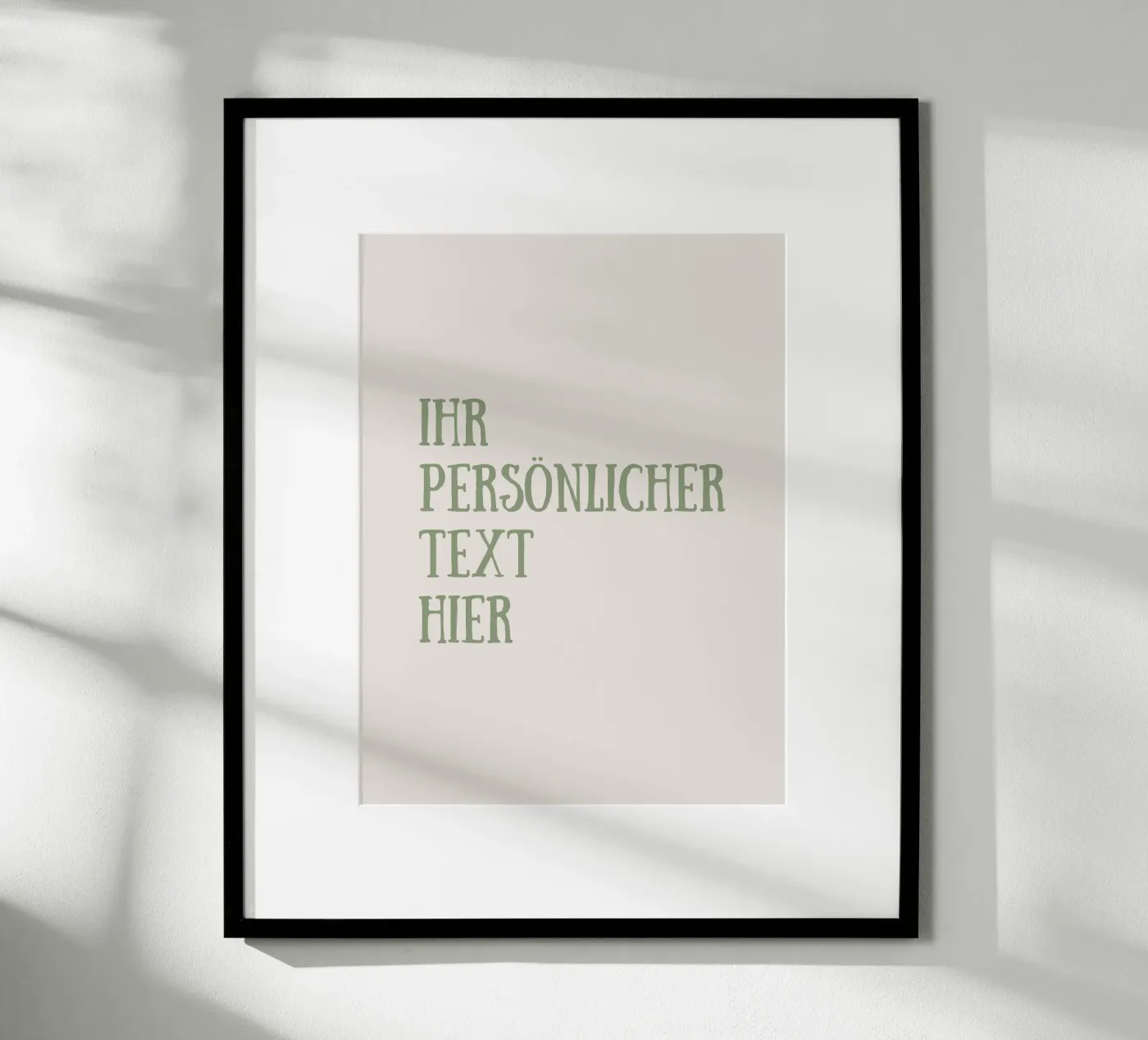 Personalized Text poster by Custom Memory Prints