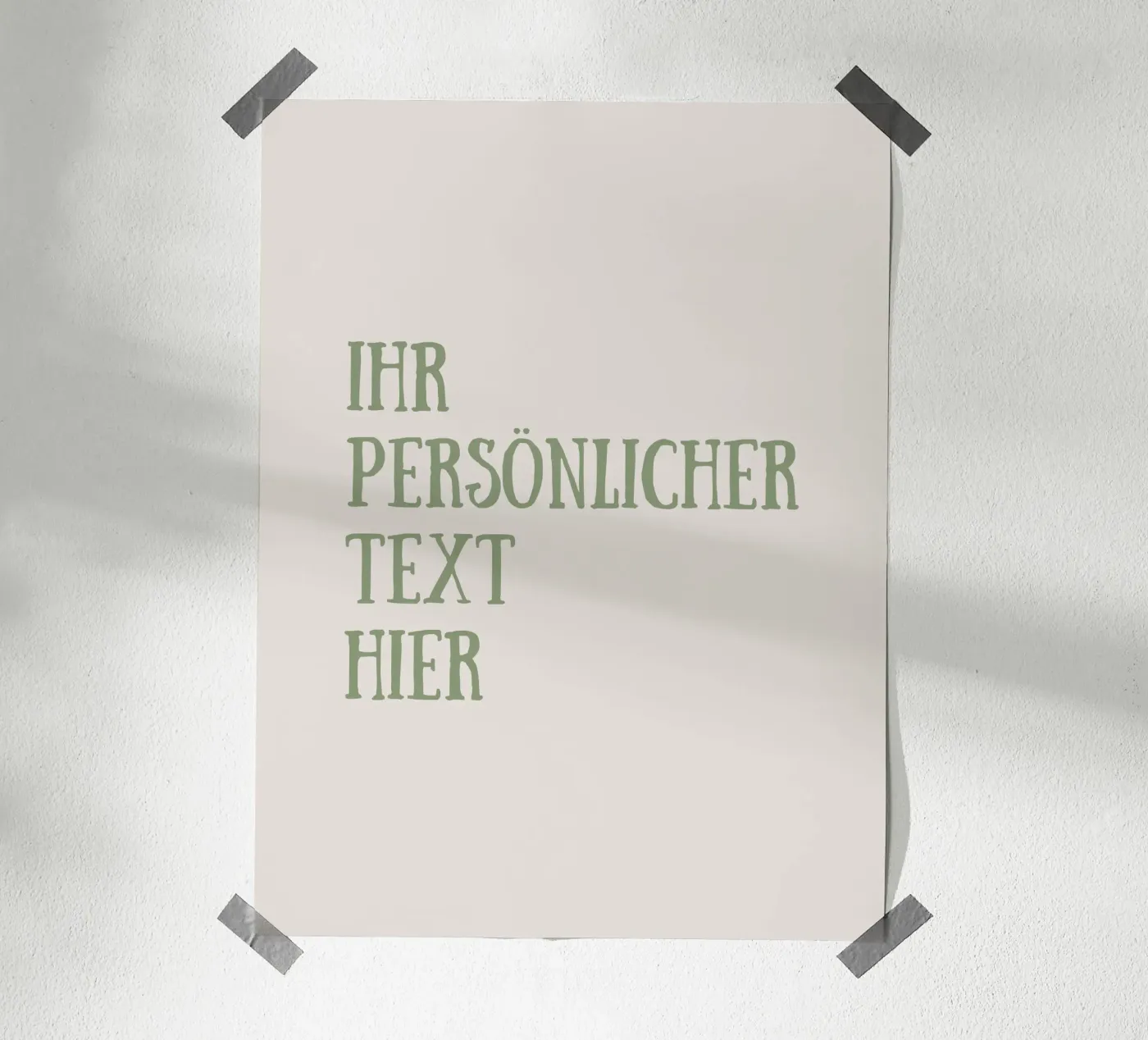 Personalized Text poster by Custom Memory Prints