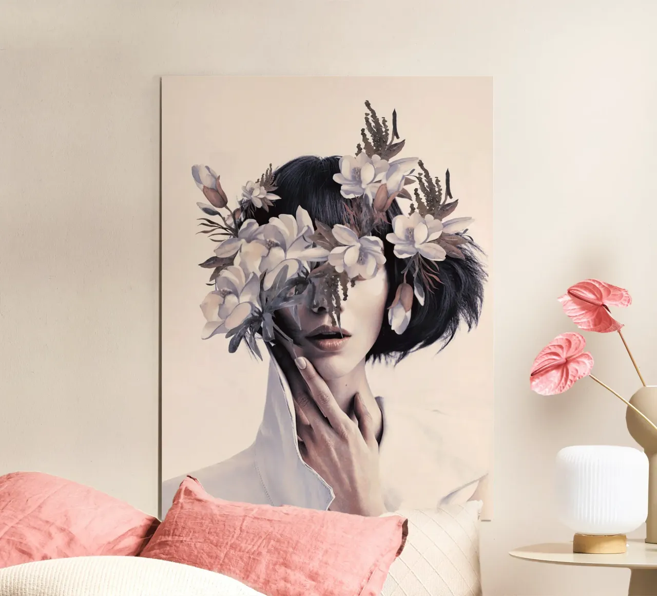 Bellezza nascosta poster con telaio in legno da dada22