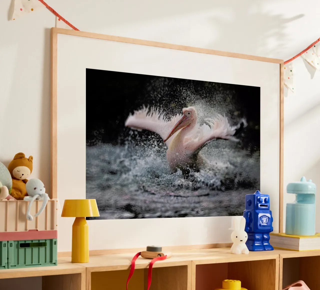 Bathing Fun - Antje Wenner - Braun poster da Pictufy
