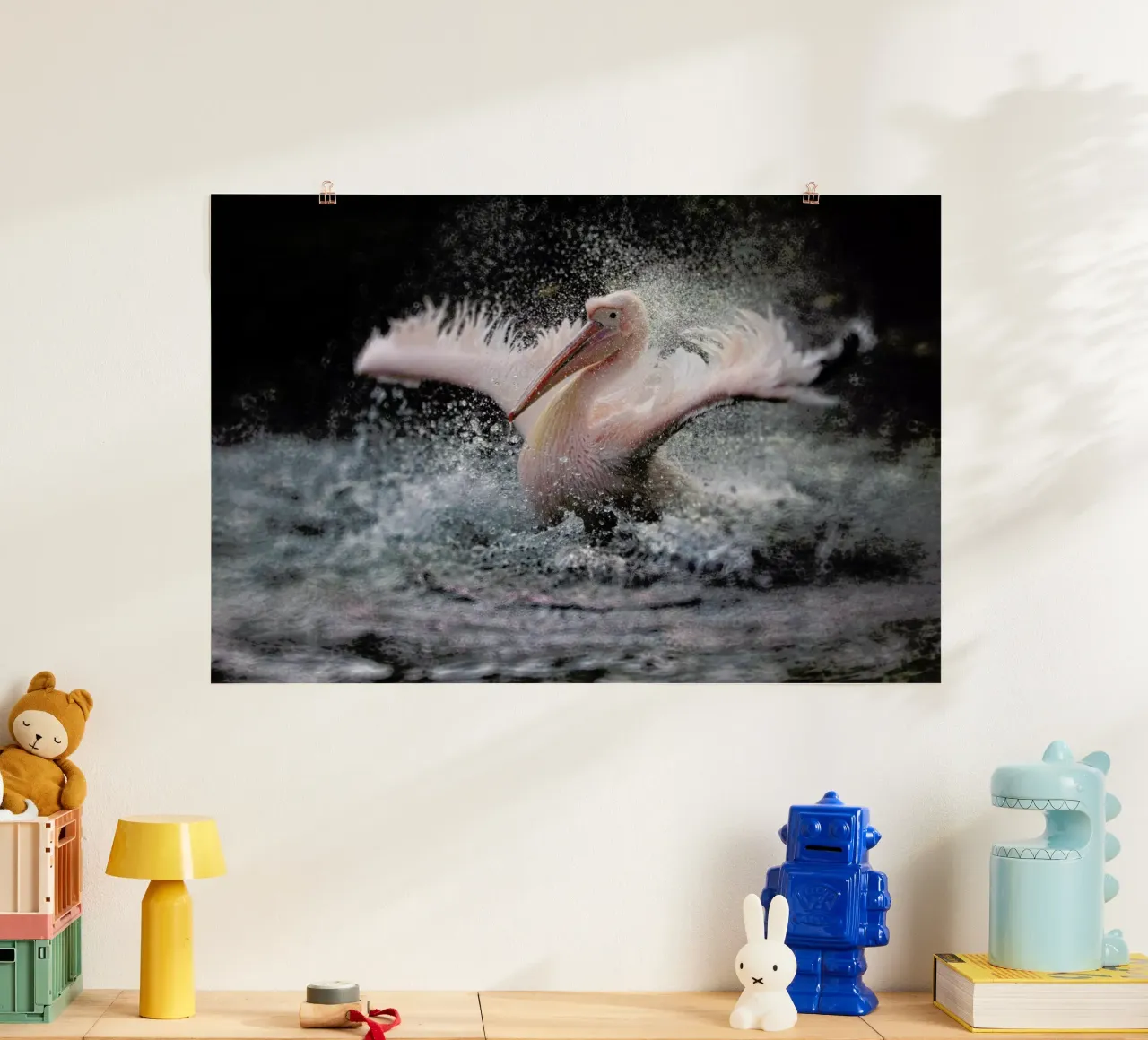 Bathing Fun - Antje Wenner - Braun poster da Pictufy
