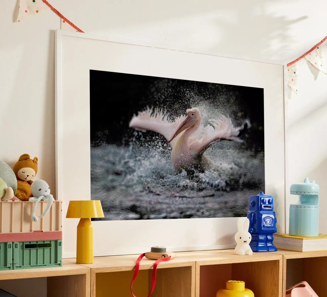 Bathing Fun - Antje Wenner - Braun poster da Pictufy