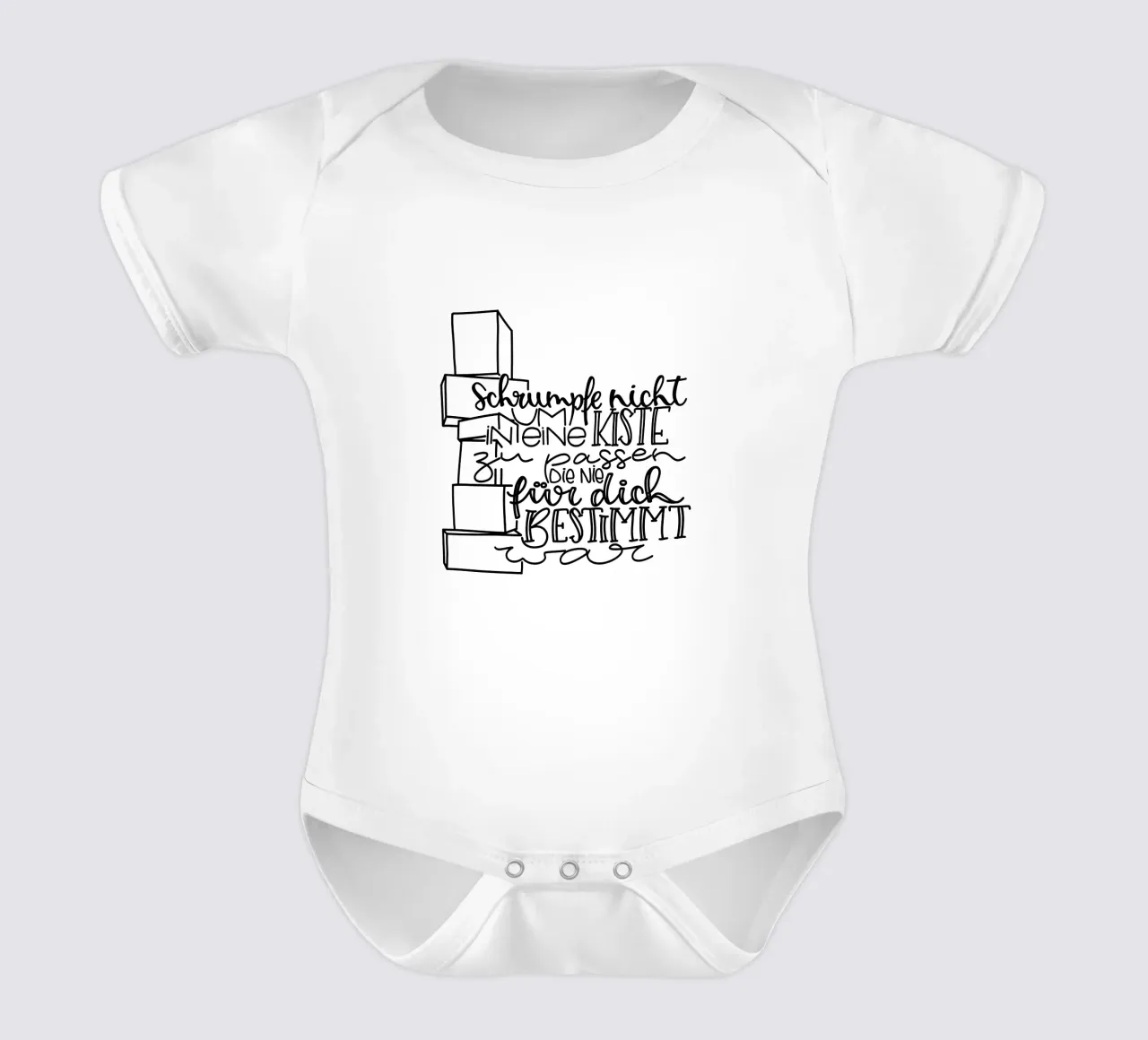 Selbstliebe body neonato maniche corte da Letters of Love