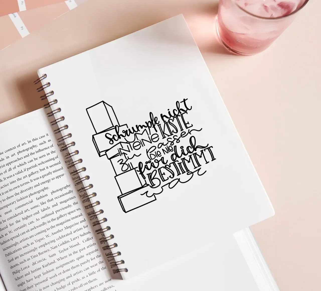 Selbstliebe spiral notebook by Letters of Love