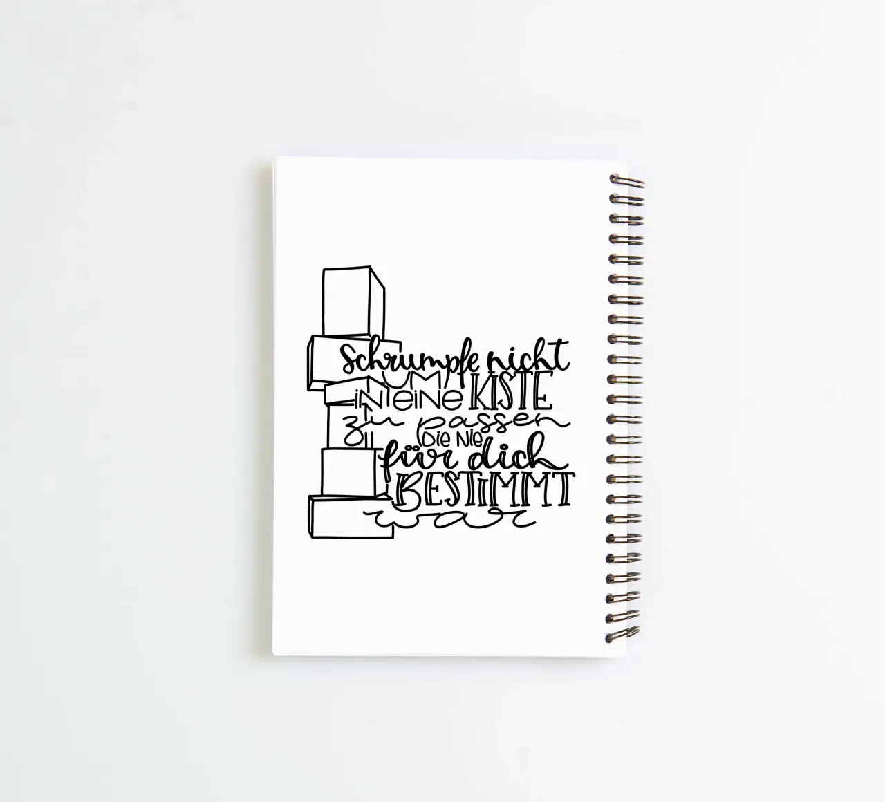 Selbstliebe spiral notebook by Letters of Love