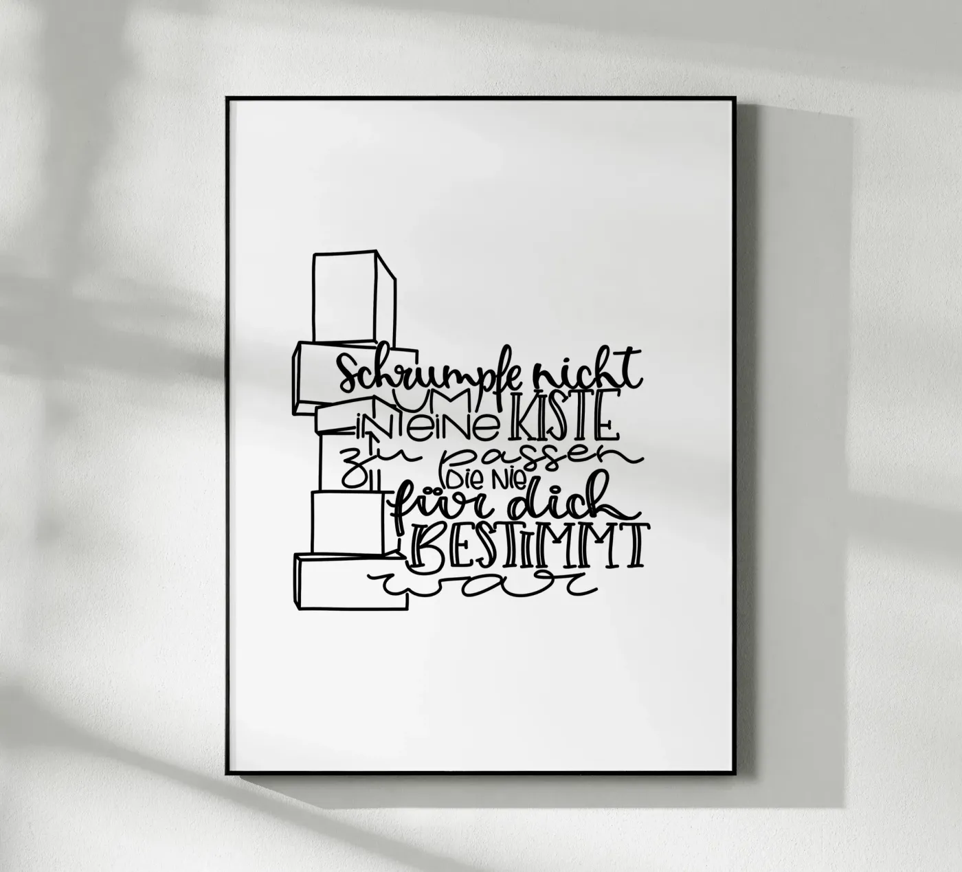 Selbstliebe plexiglass da Letters of Love