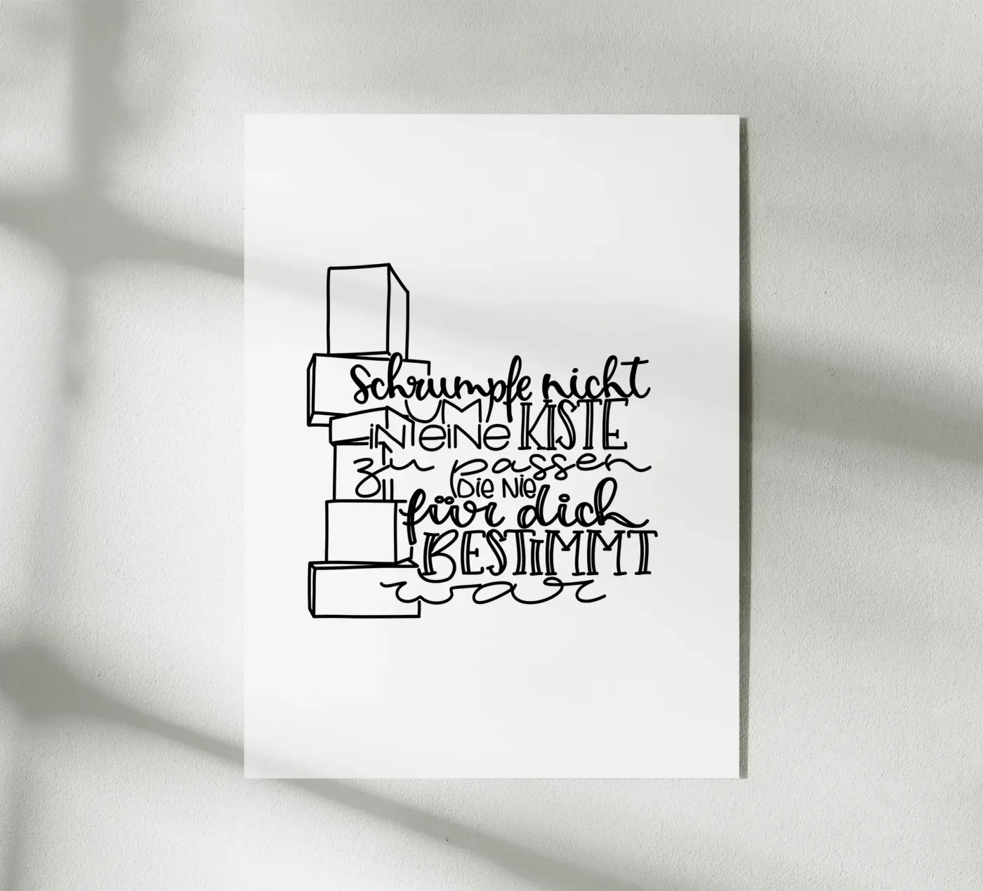 Selbstliebe plexiglass da Letters of Love