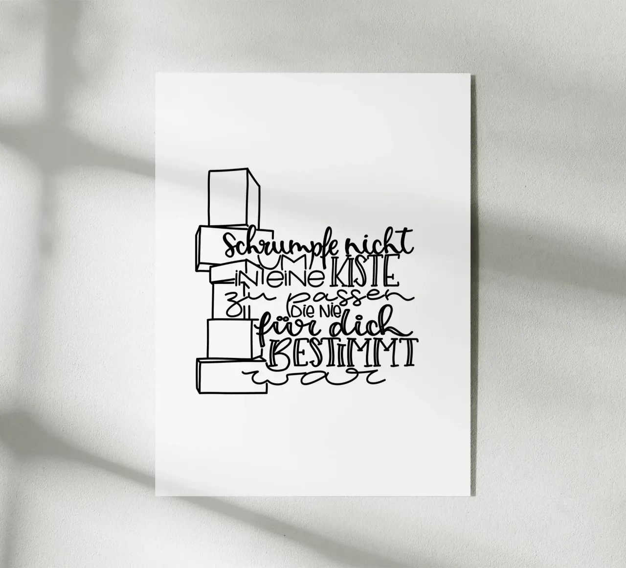 Selbstliebe plexiglass da Letters of Love