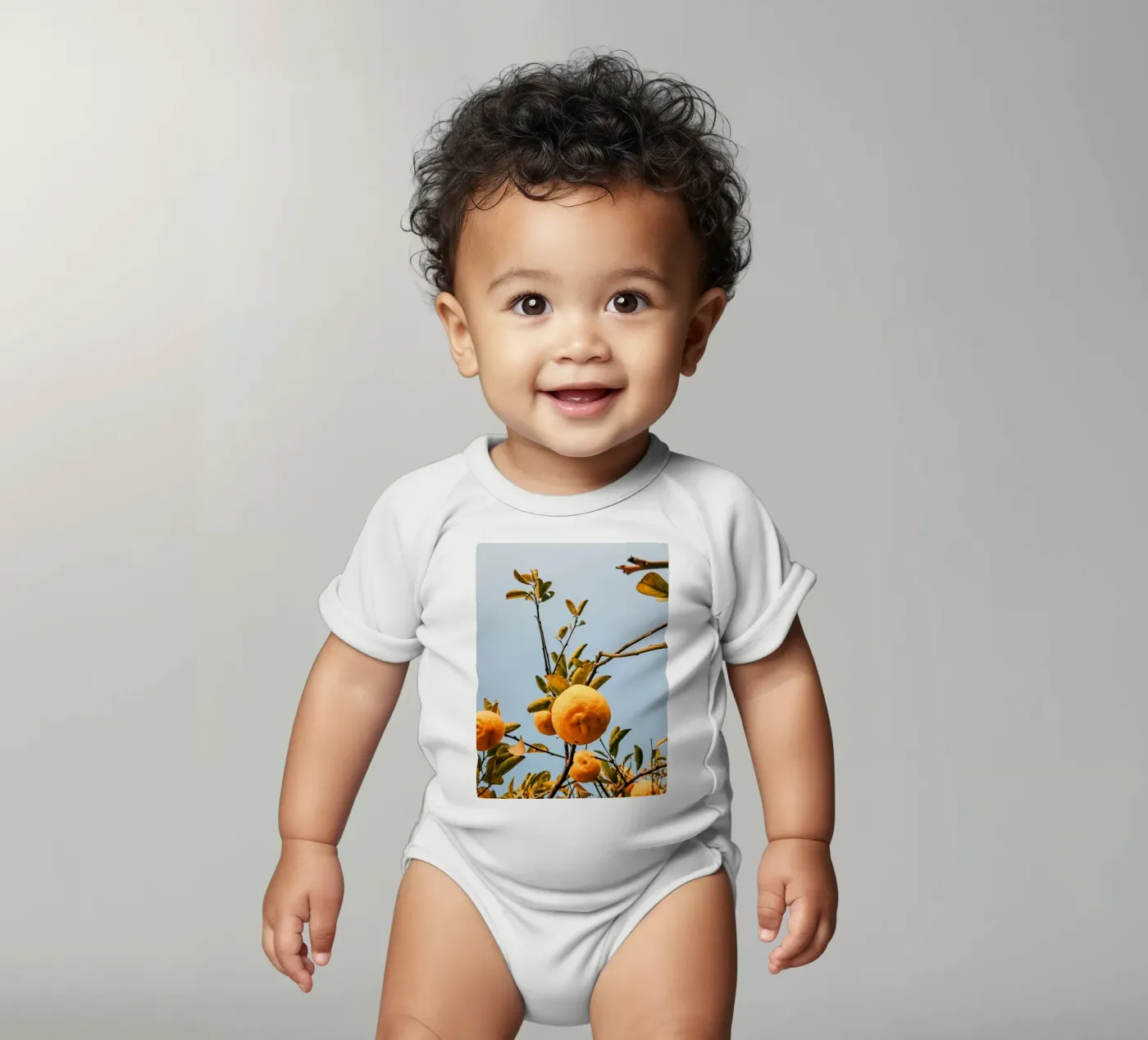 Orange body bébé de Vale Studio