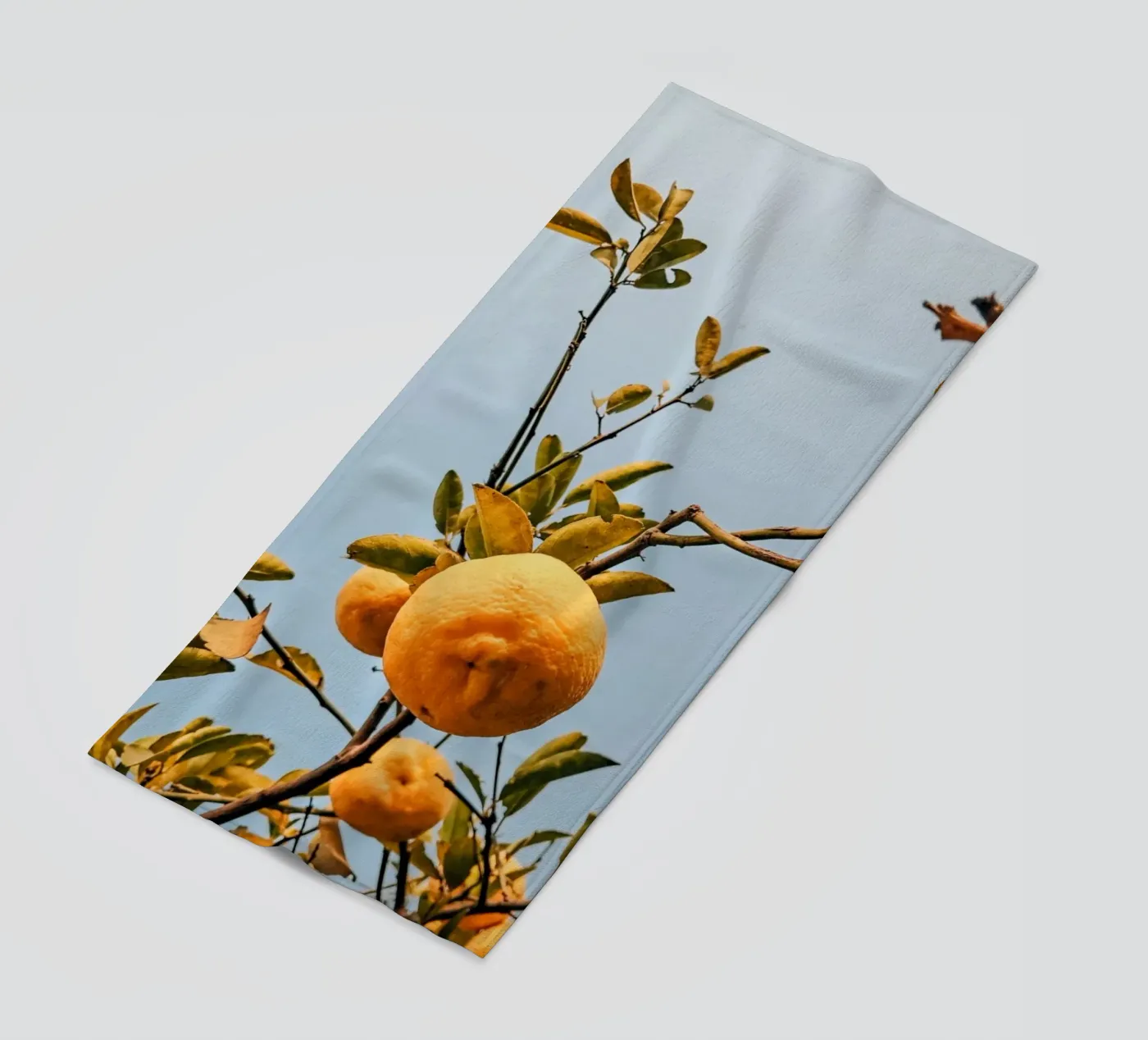 Orange strandhanddoek van Vale Studio