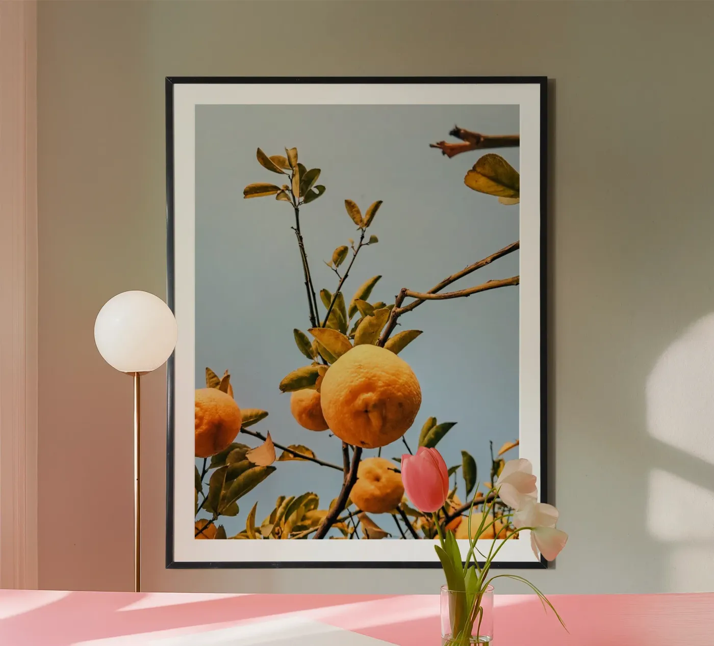 Orange poster van Vale Studio