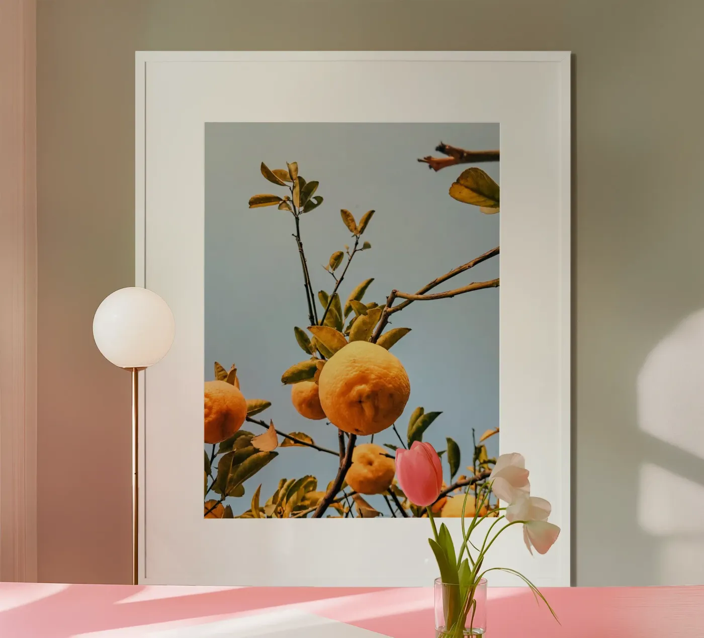 Orange poster van Vale Studio