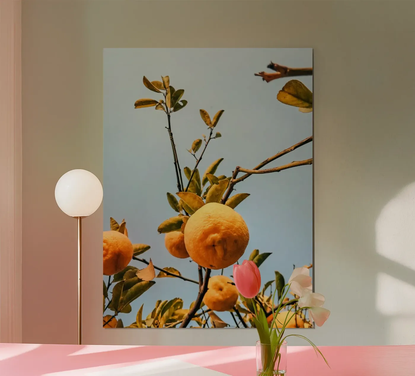 Orange poster van Vale Studio