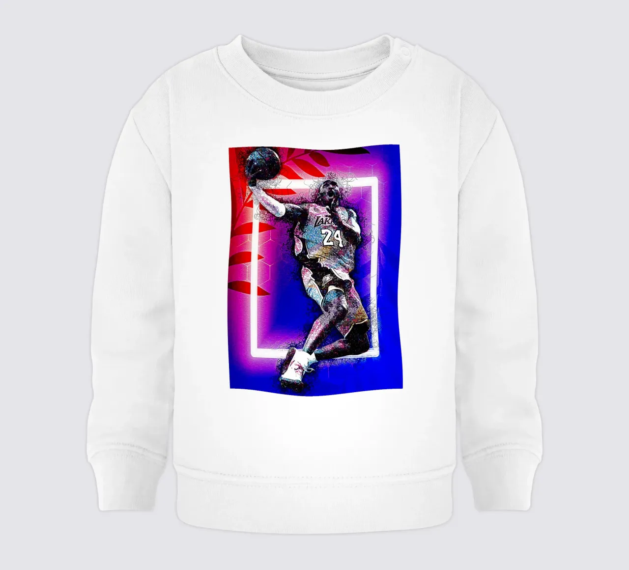 Arte di Kobe Bryant felpa neonato da neonartroom