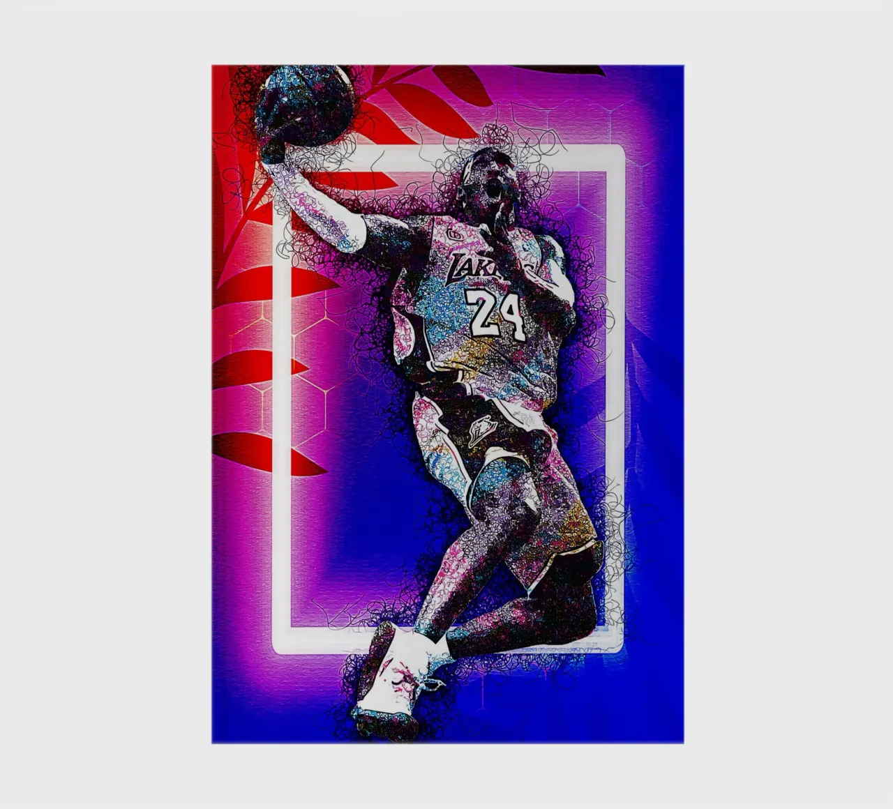 Art of Kobe Bryant notebook by neonartroom