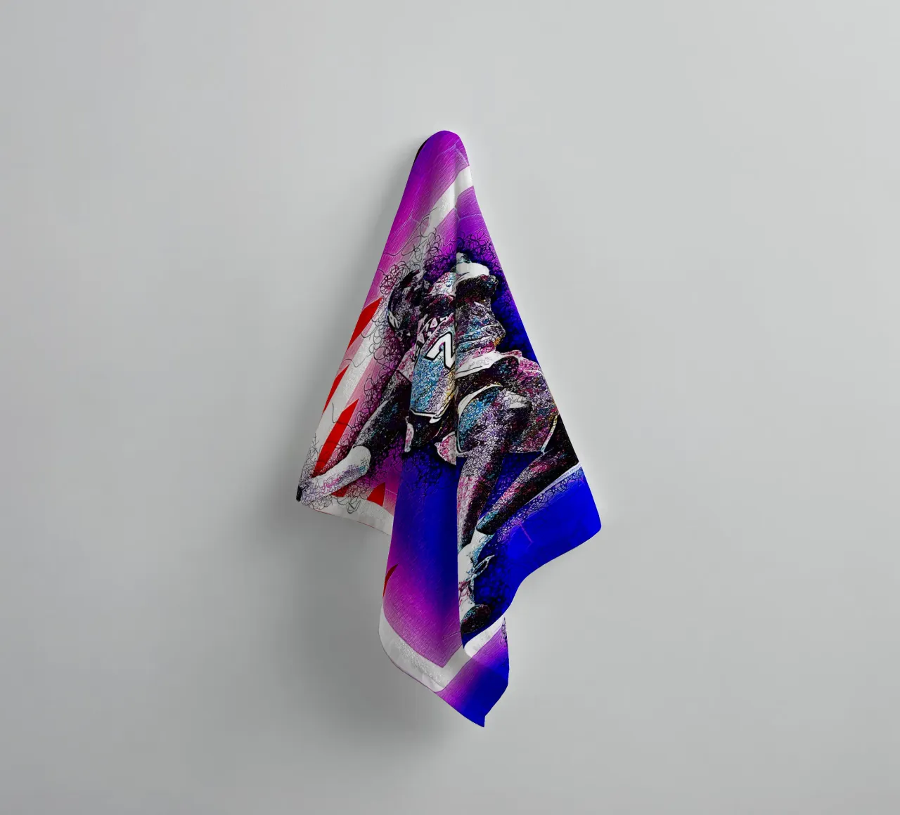 Art of Kobe Bryant towel by neonartroom