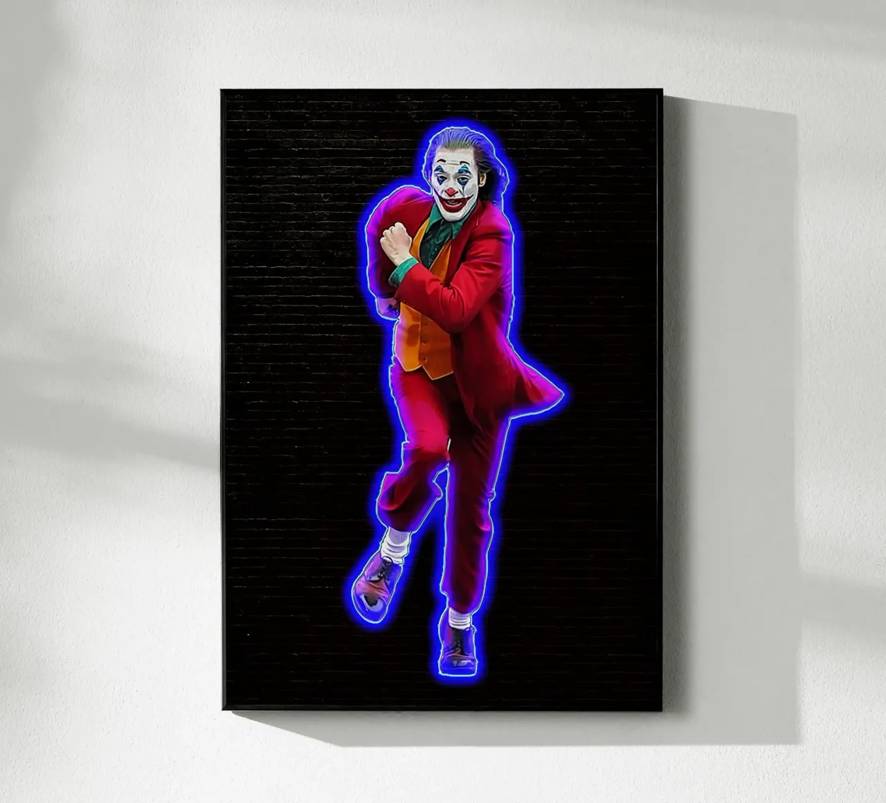 Corre Joker Run metacrilato de neonartroom