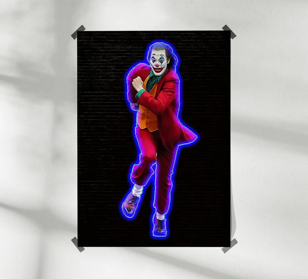 Corre Joker Run hahnemühle de neonartroom