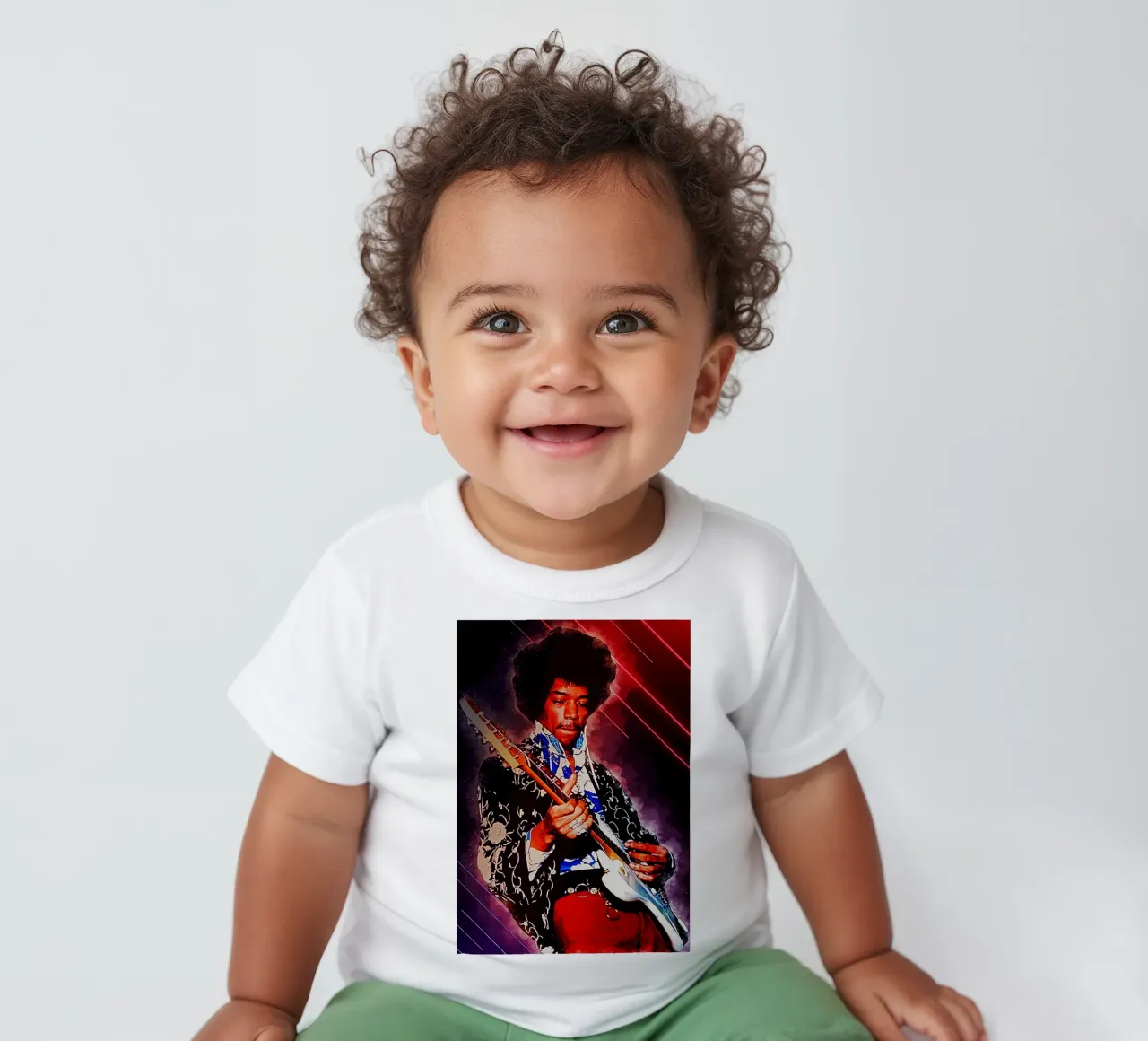 Der Epos von Jimi Hendrix Baby T-Shirt von neonartroom
