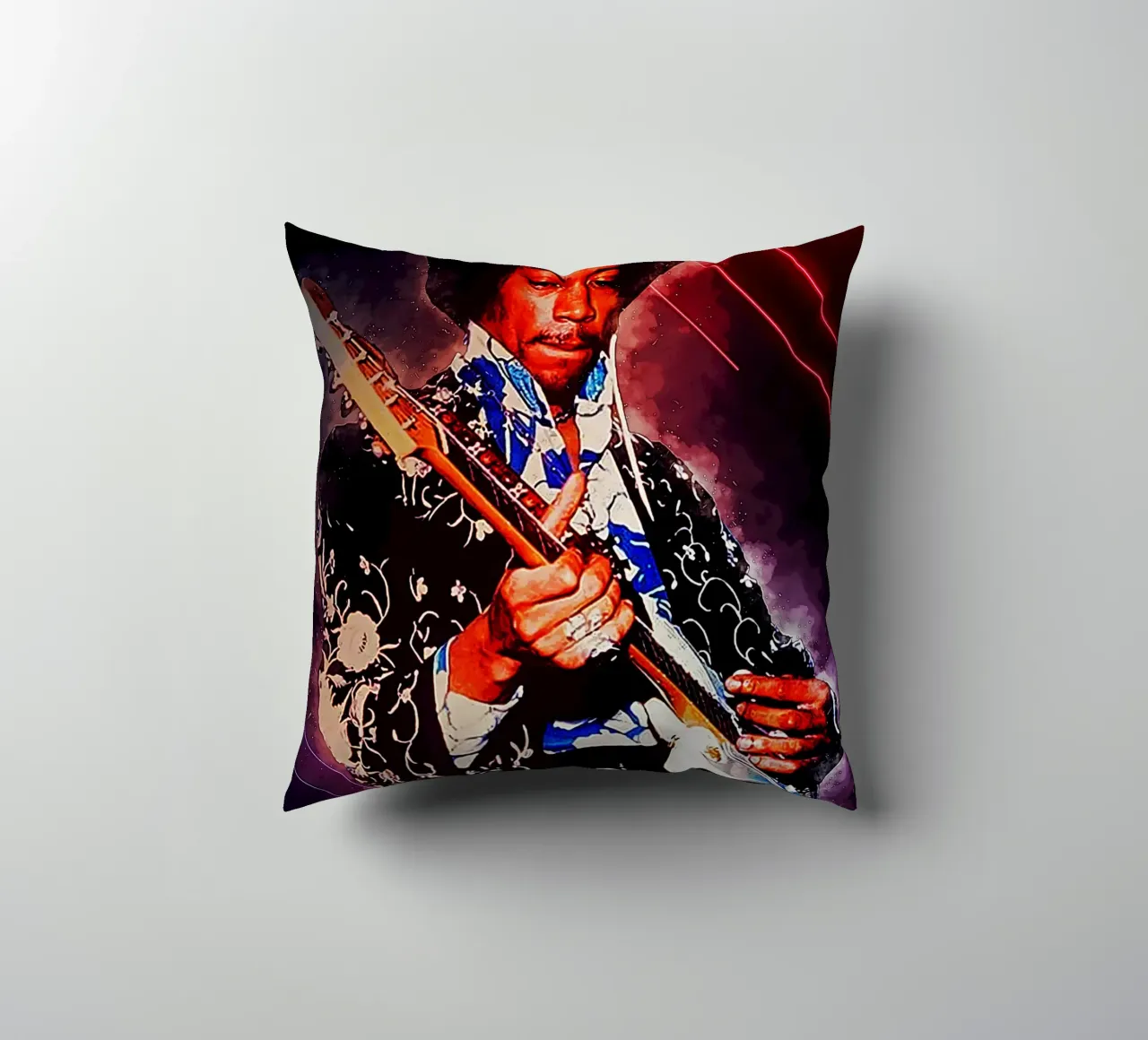 L'epopea di Jimi Hendrix cuscino da neonartroom