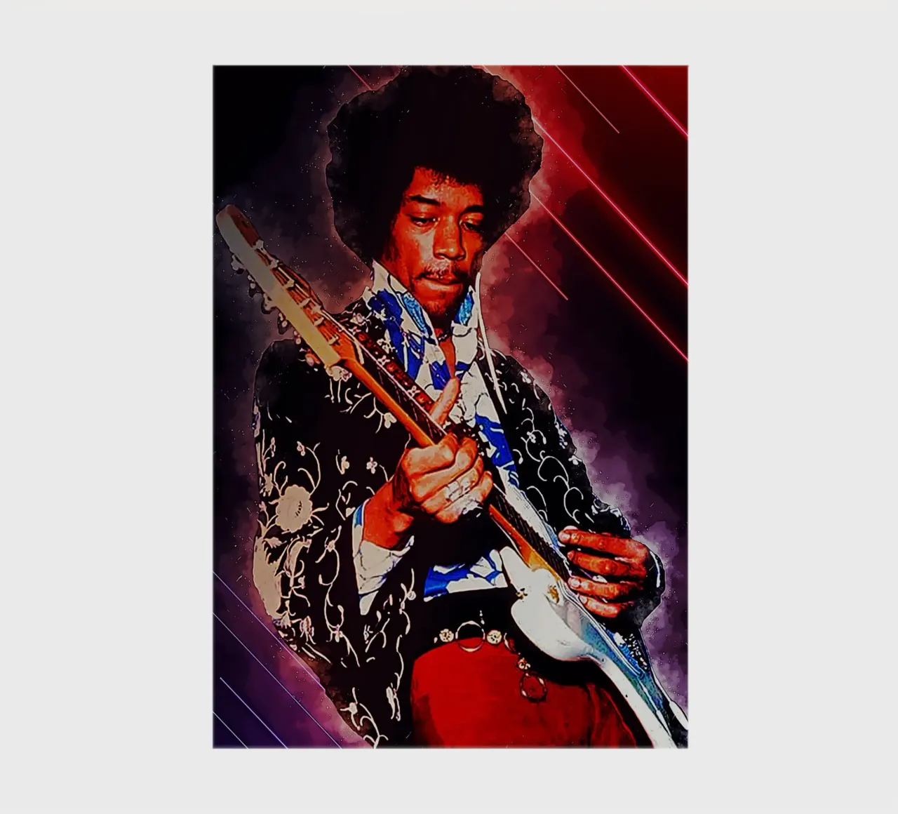 Epic of Jimi Hendrix notebook by neonartroom