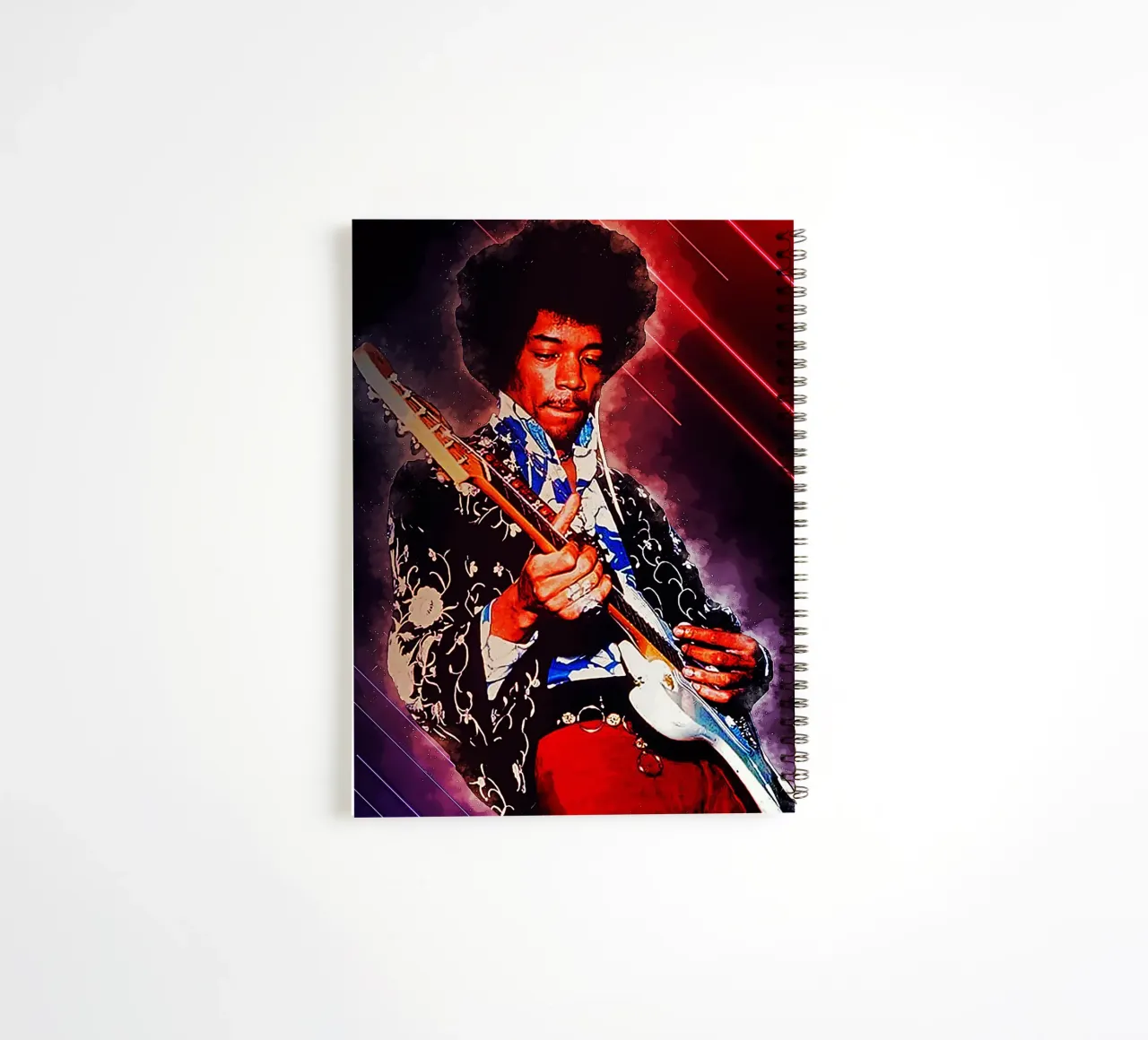 Epic of Jimi Hendrix spiral notebook by neonartroom
