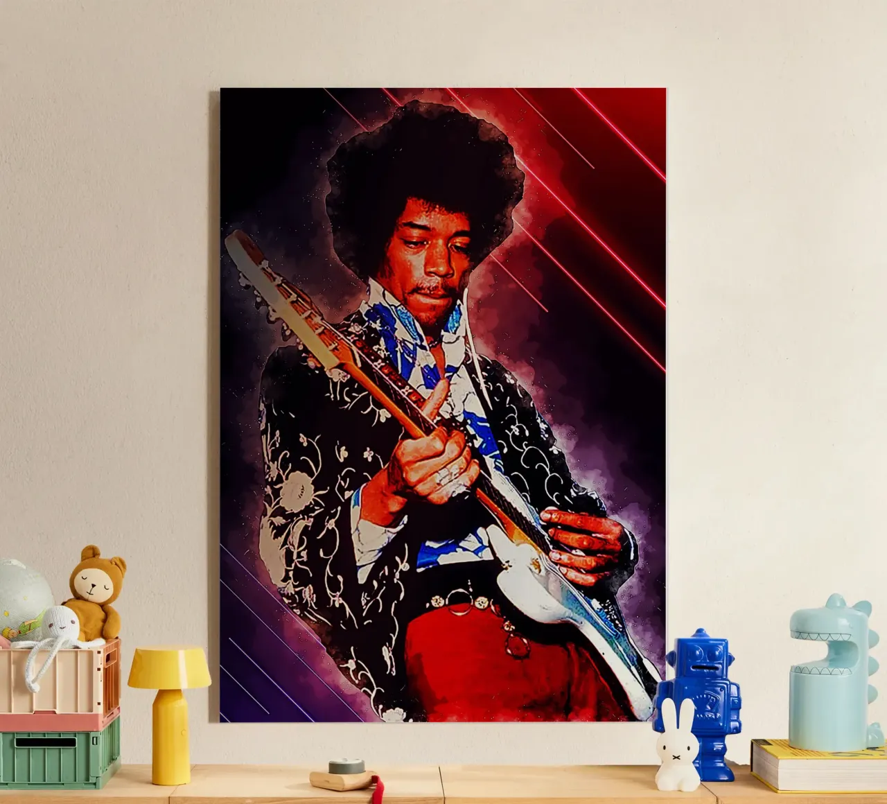 L'epopea di Jimi Hendrix plexiglass da neonartroom