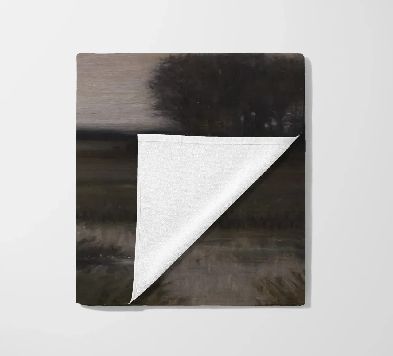 Hans at the end - Moonrise. beach towel by ARTOTHEK