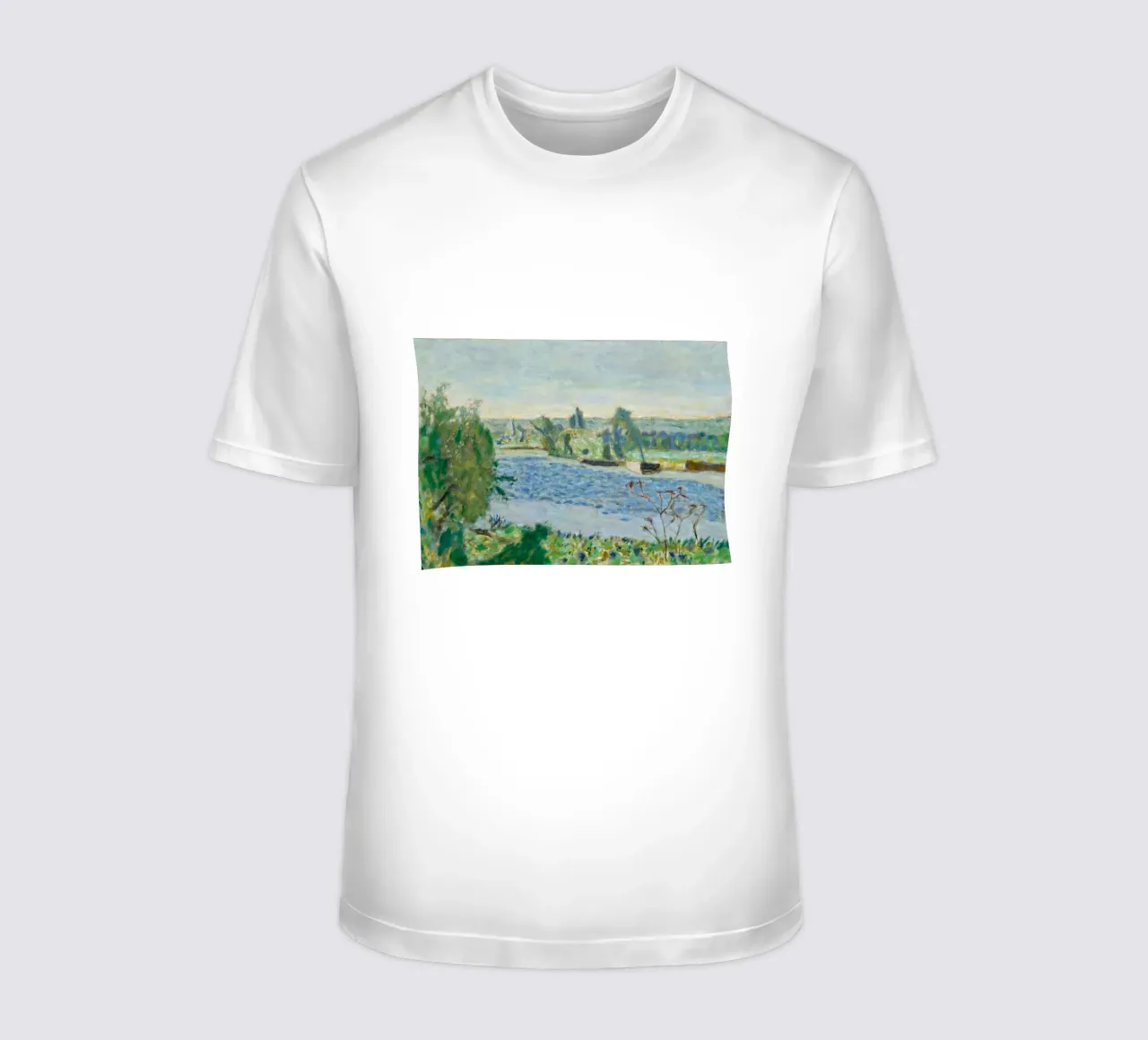 Bonnard - Mattina blu o piccolo fiume. 1927 t-shirt da ARTOTHEK
