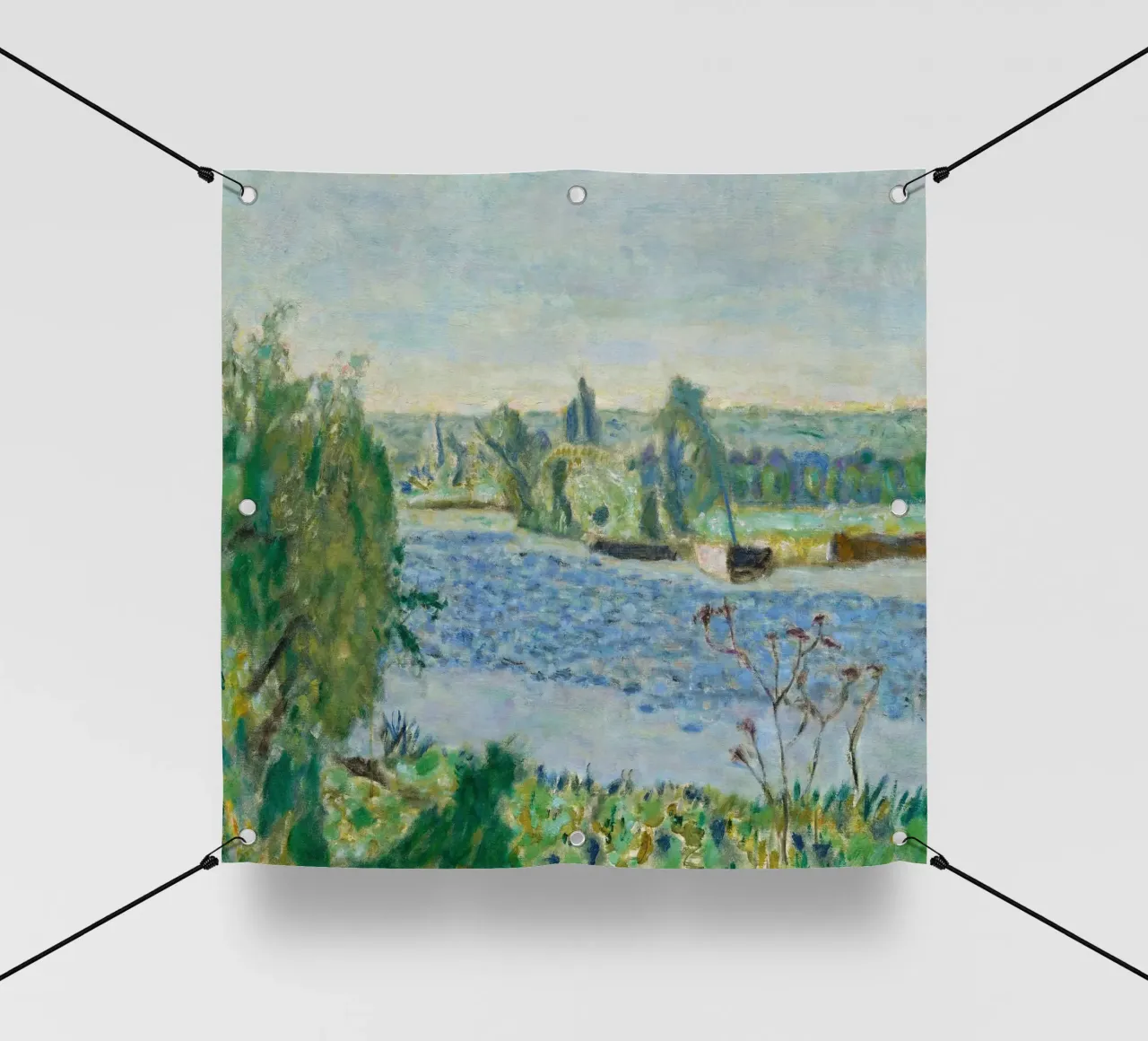 Bonnard - Mattina blu o piccolo fiume. 1927 telo in pvc da ARTOTHEK