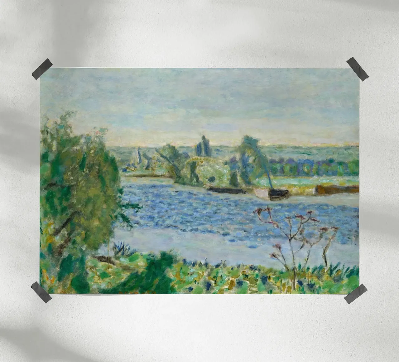 Bonnard - Blauer Morgen oder kleiner Fluss. 1927 Poster von ARTOTHEK