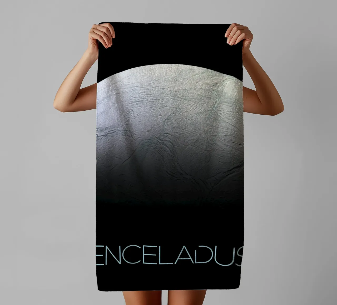 Enceladus poster from NASA towel by 🎁 ARTVI-SHOP