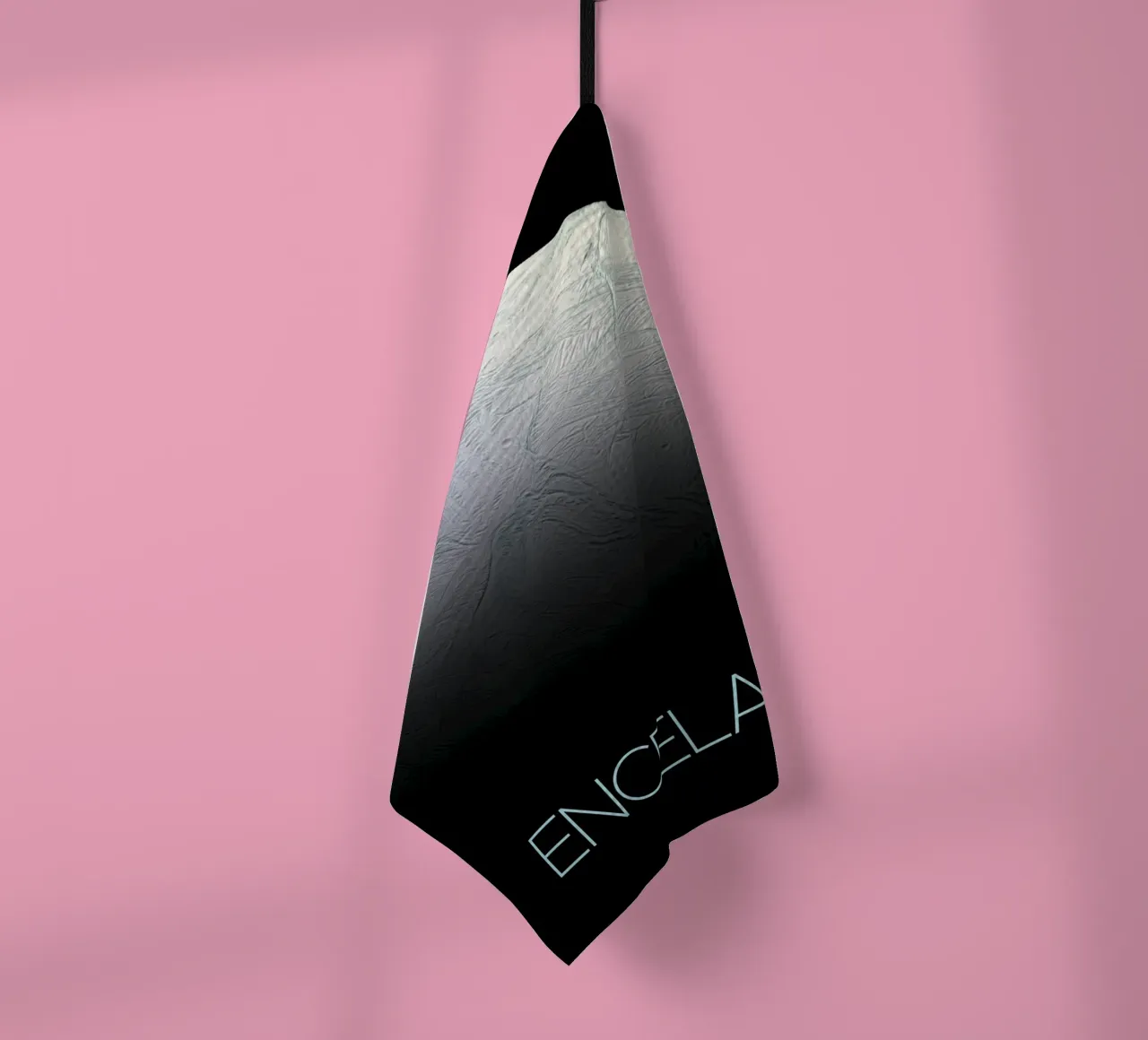 Enceladus poster from NASA tea towel by 🎁 ARTVI-SHOP