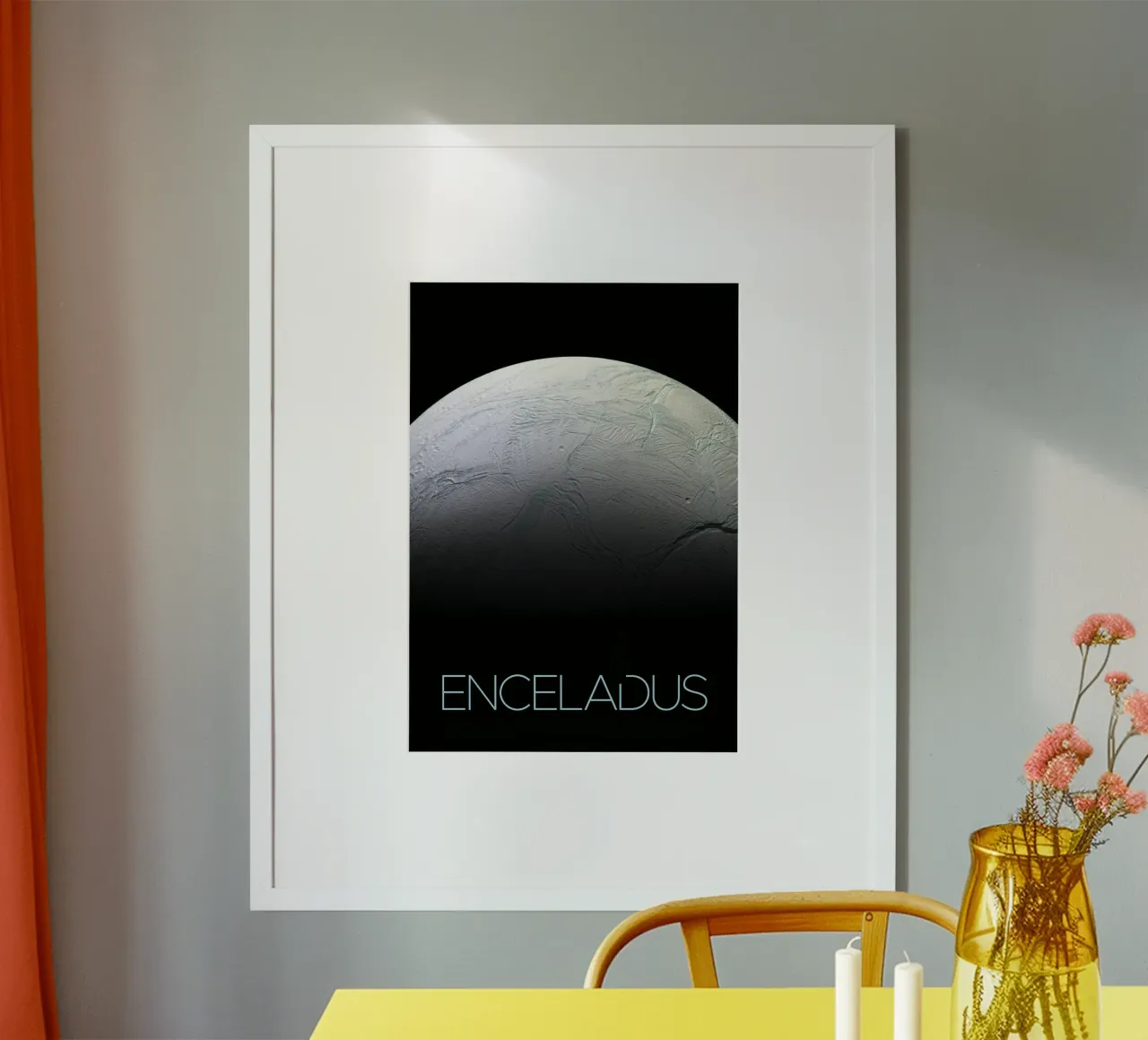 Poster di Encelado della NASA poster da 🎁 ARTVI-SHOP
