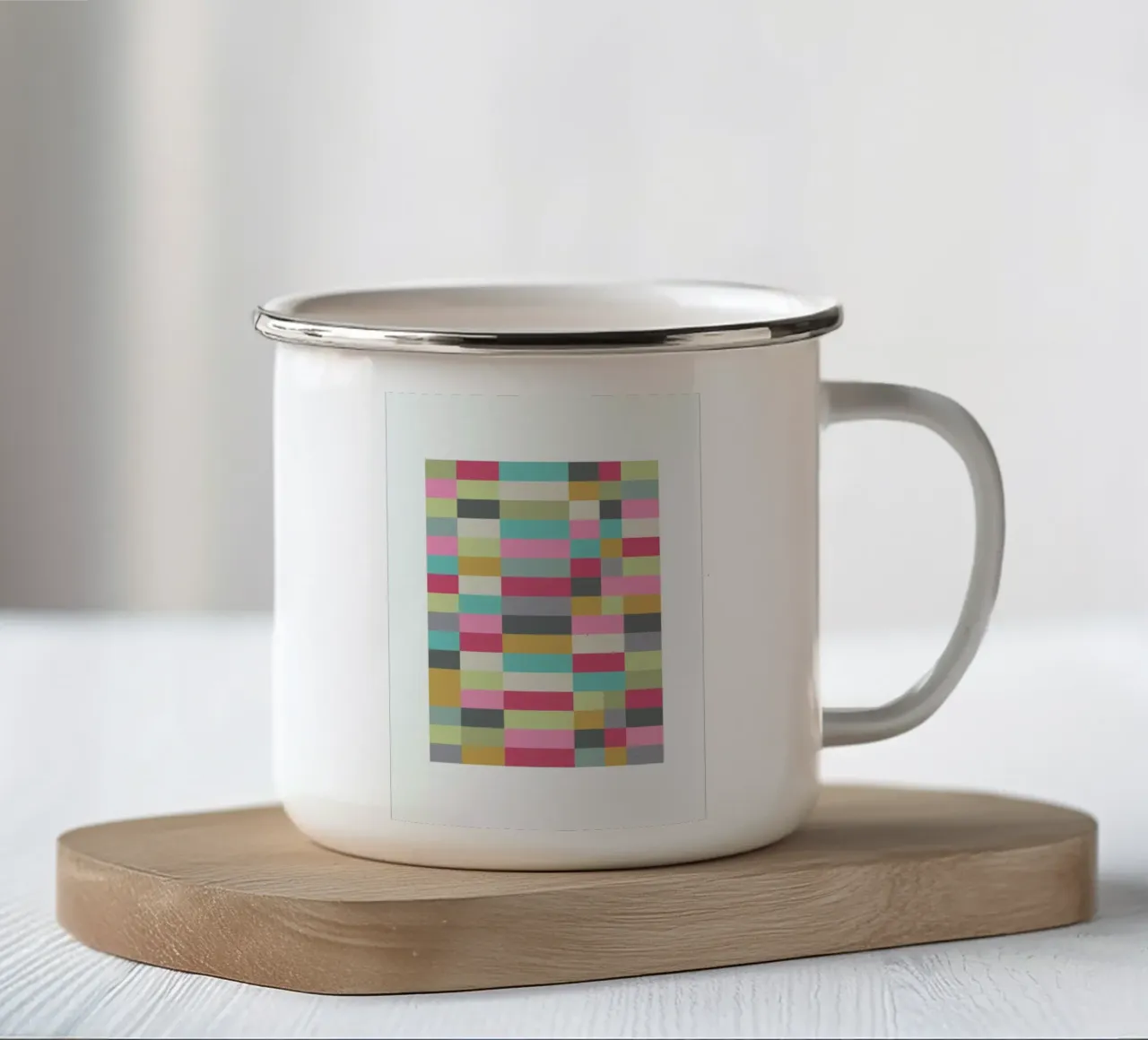 Bauhaus 1 tazza in smalto da Visual Philosophy