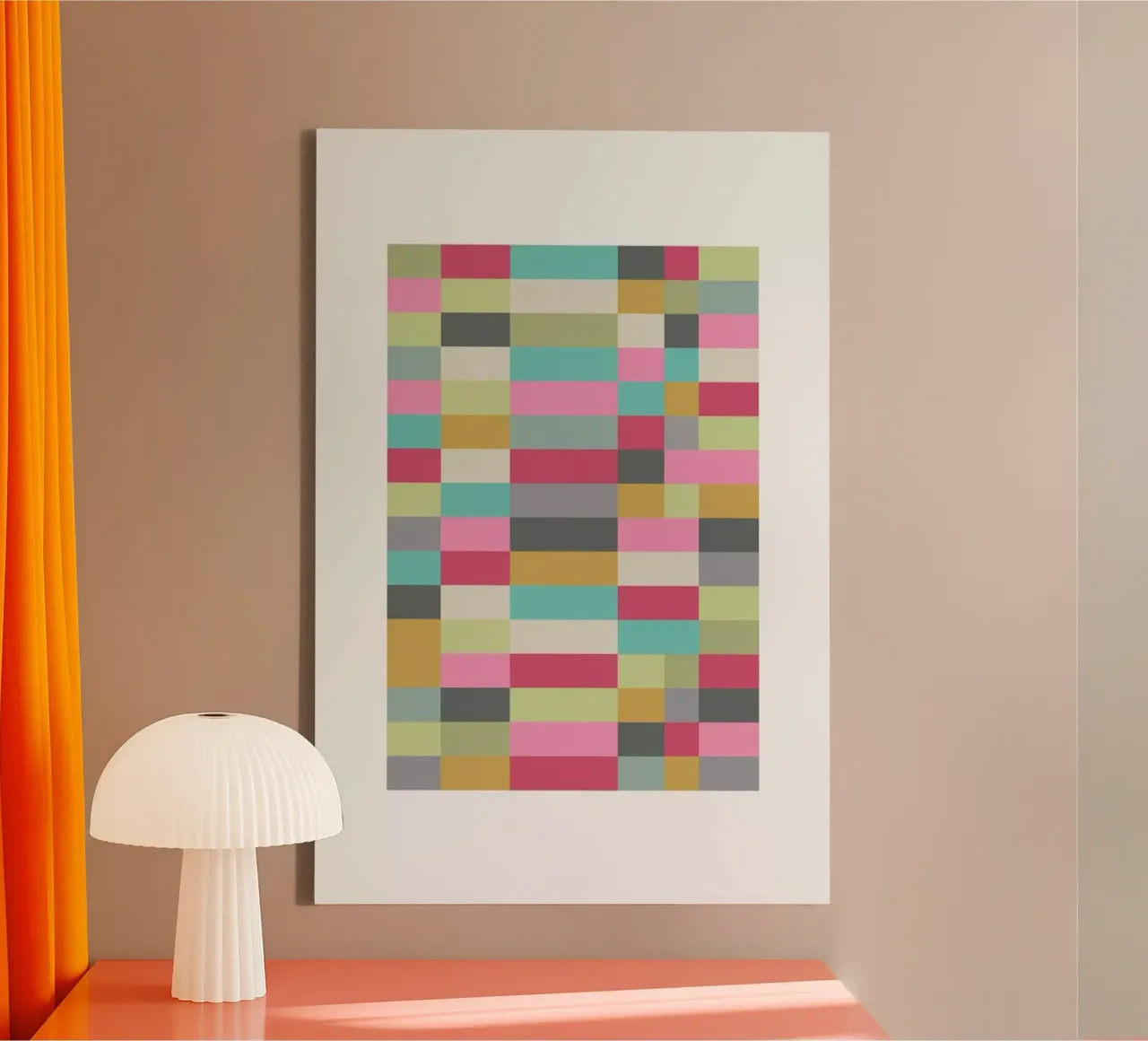 Bauhaus 1 canvas by Visual Philosophy