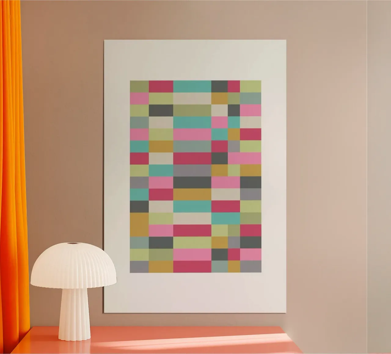 Bauhaus 1 poster con telaio in plastica da Visual Philosophy