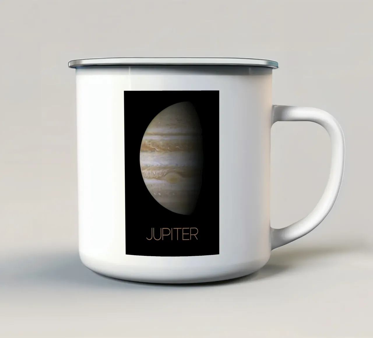 Poster della NASA su Giove tazza in smalto da 🎁 ARTVI-SHOP