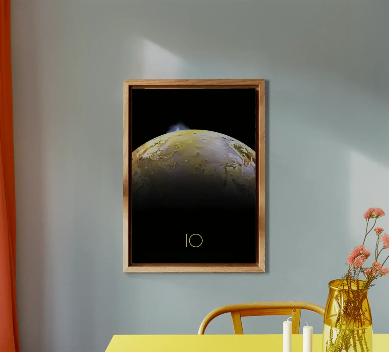 NASA IO poster alluminio dibond da 🎁 ARTVI-SHOP