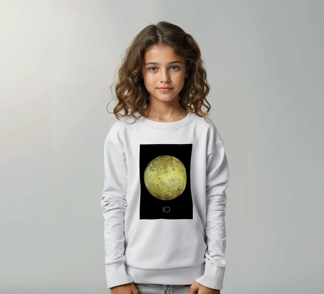 NASA IO poster kids sweatshirt by 🎁 ARTVI-SHOP