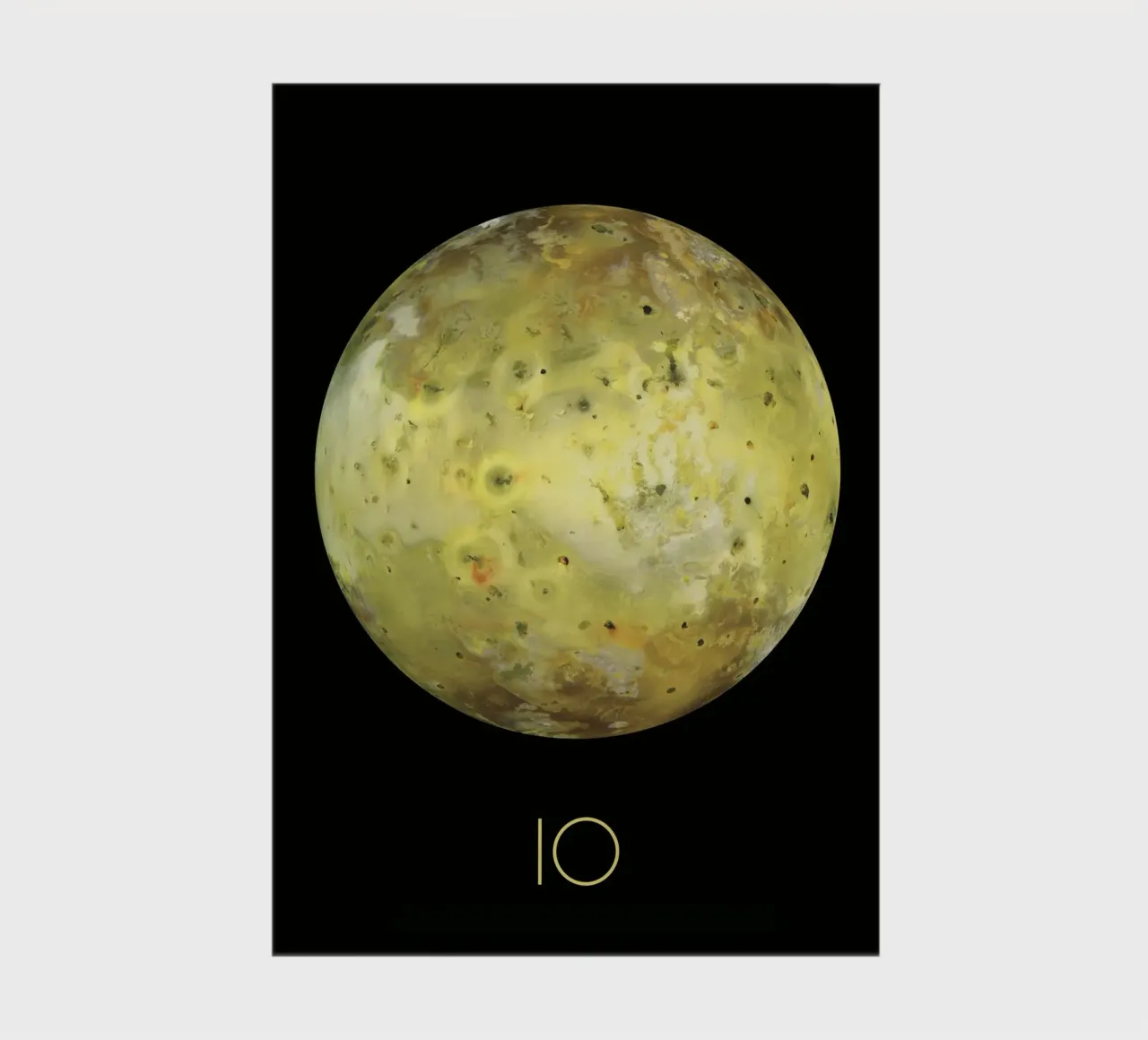 NASA IO poster notebook by 🎁 ARTVI-SHOP