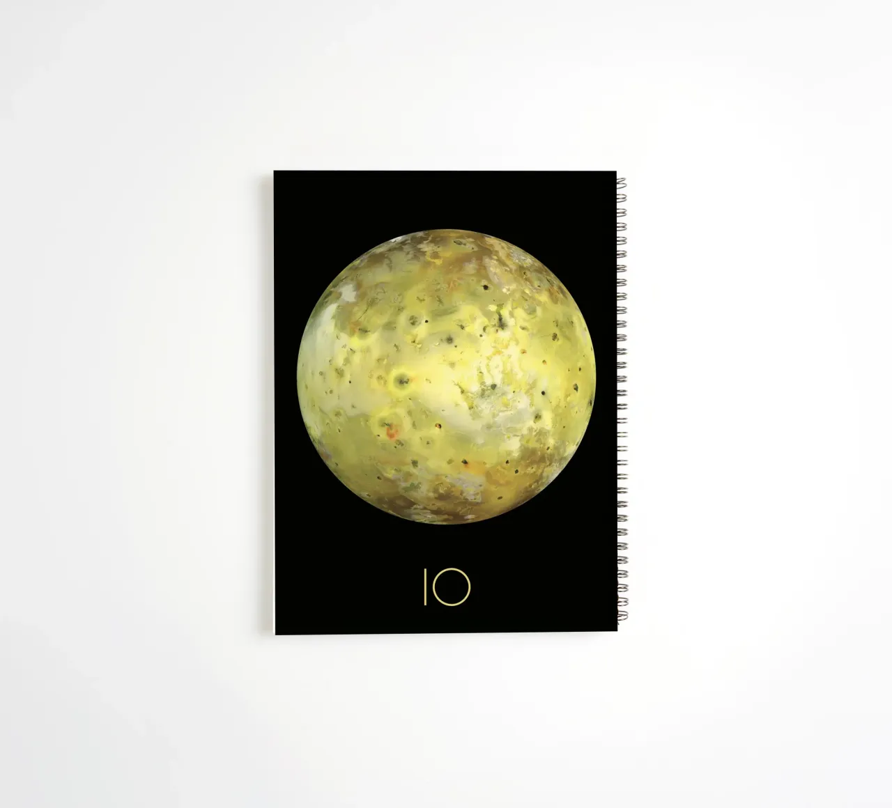 NASA IO poster spiral notebook by 🎁 ARTVI-SHOP