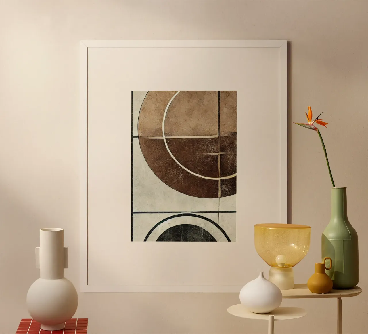 Zen Harmony 2 poster con telaio in legno da Épure design