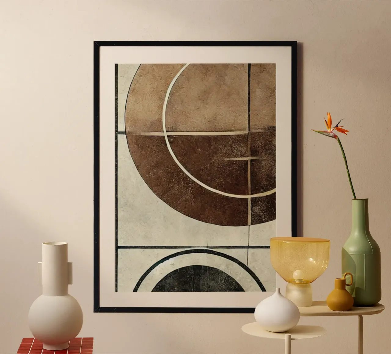 Zen Harmony 2 poster con telaio in legno da Épure design